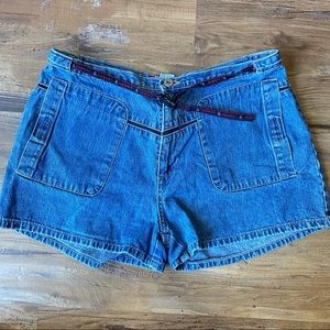 Vintage y2k 2000s BUM Denim Shorts size L